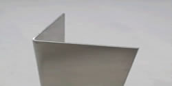 Stainless Steel Corner Guards 1.5 x 1.5 x 24 inch for walls 16 gauge Number 4 Satin Brushed Finish