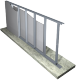 Midwall™ Knee Wall Brace Kit 2-1/2" Wall Width x 48" Height
