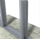 Midwall™ Knee Wall Brace Kit 2-1/2" Wall Width x 48" Height