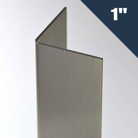 1" x 1"