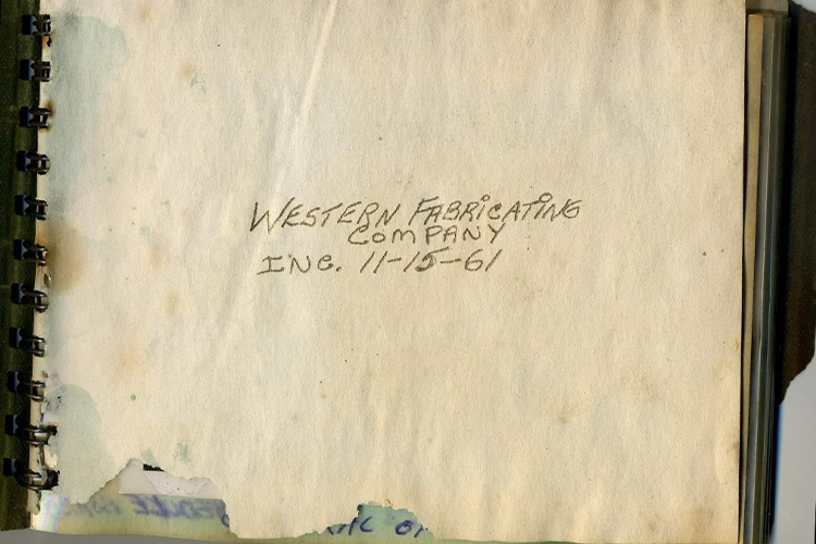 Western Fabricating History Book